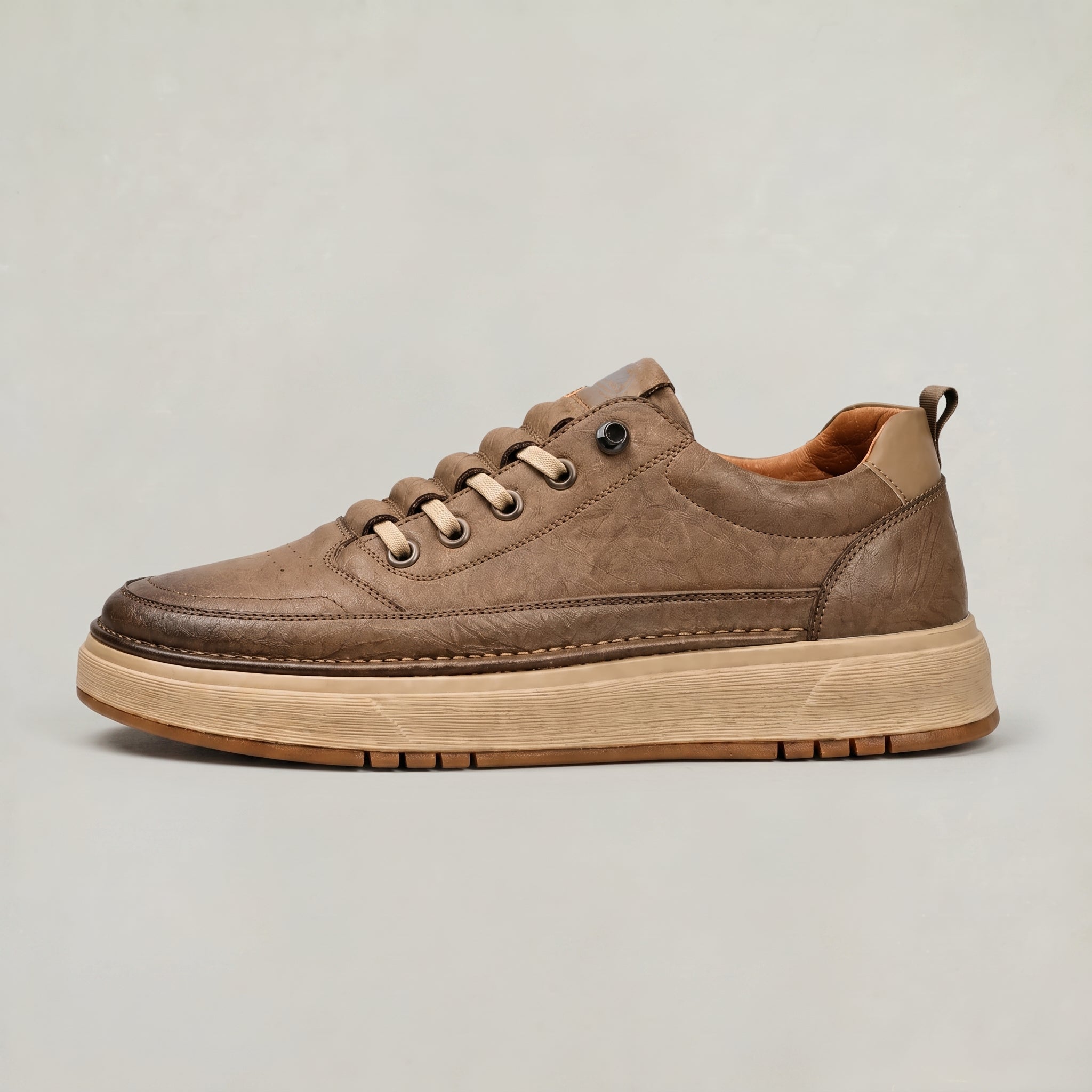 Men's Synthetic Lace-Up Low Top Sneakers