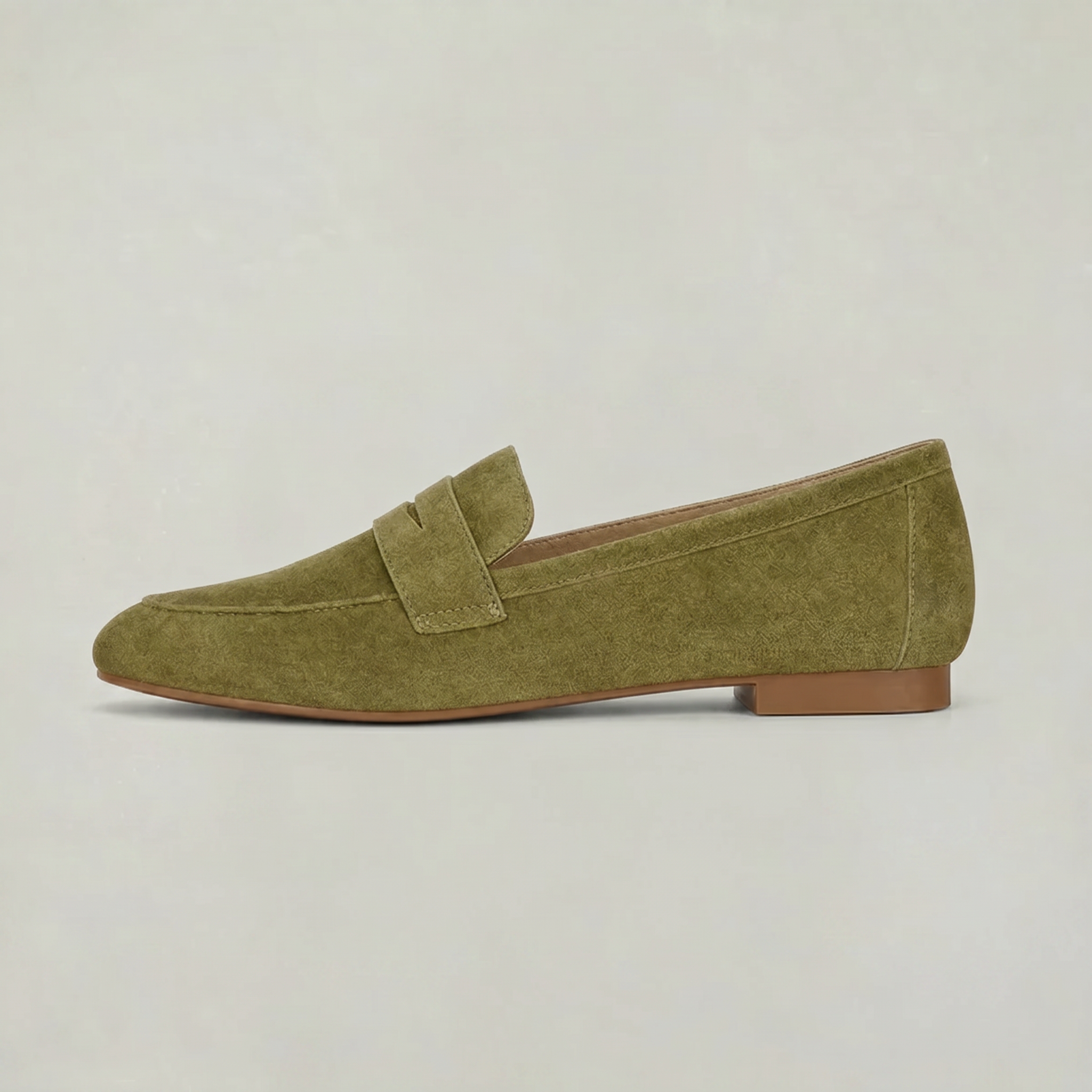 Women's Suede Slip-On Penny Loafers