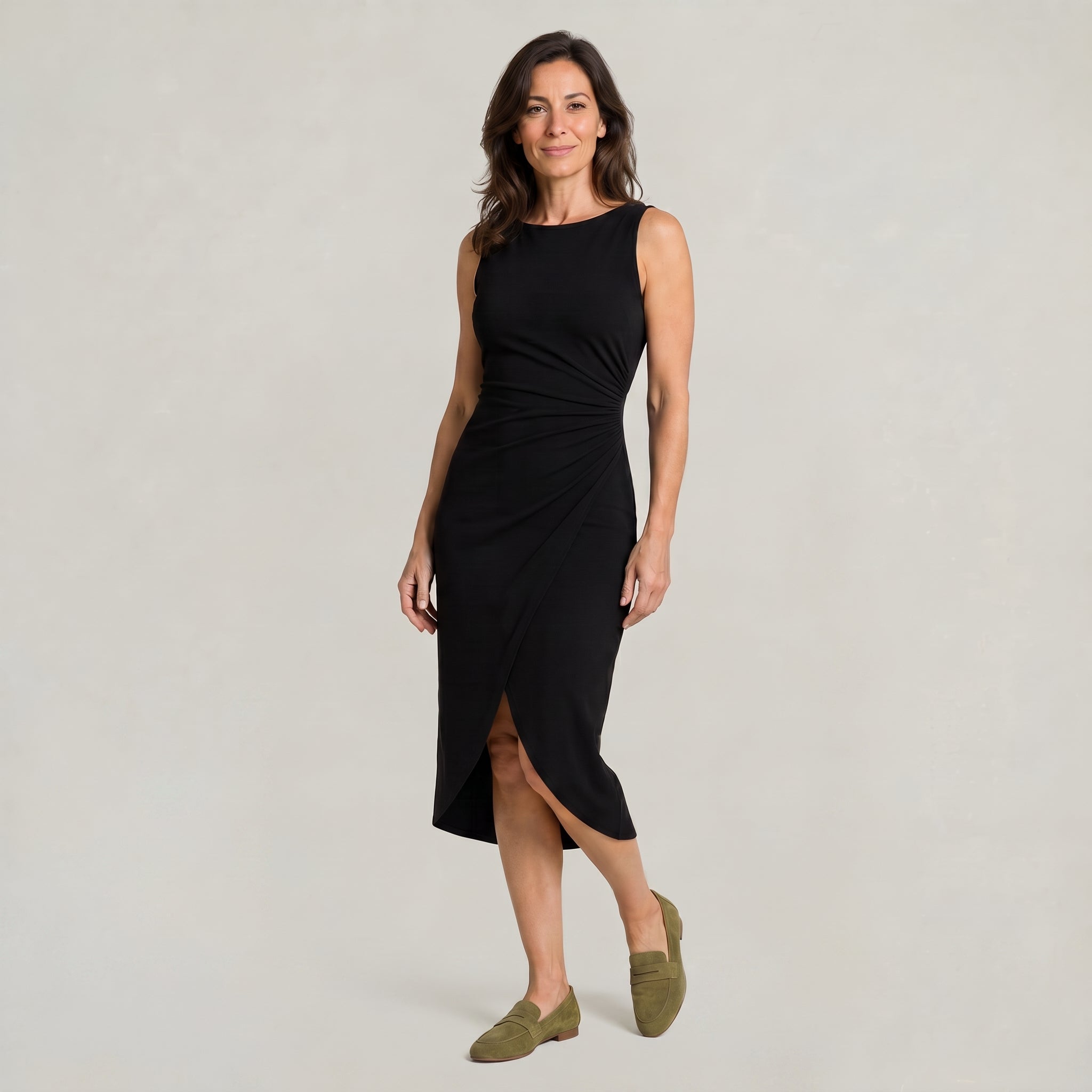 Women's Suede Slip-On Penny Loafers