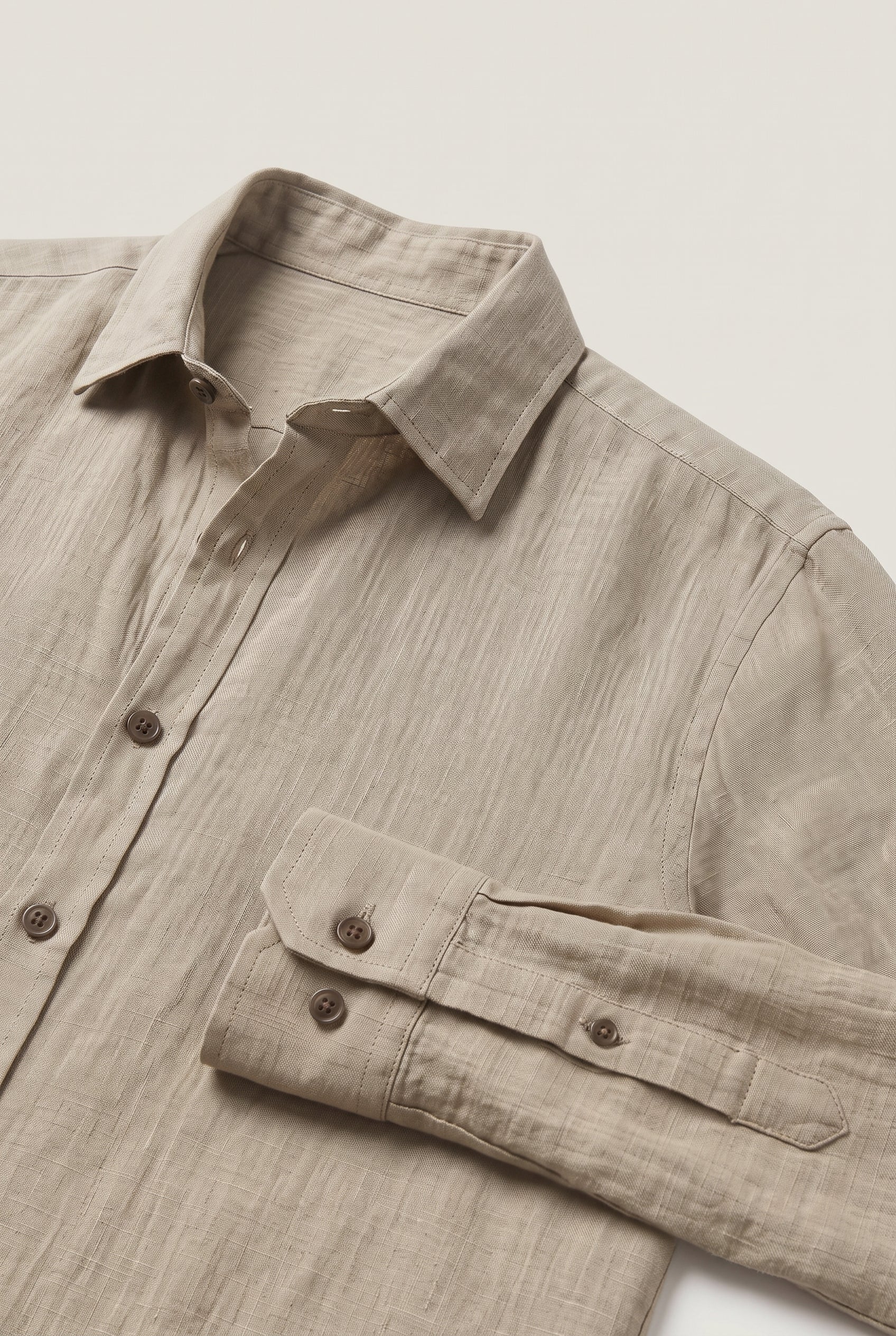 Men's Long Sleeve Cotton Button Down Shirt