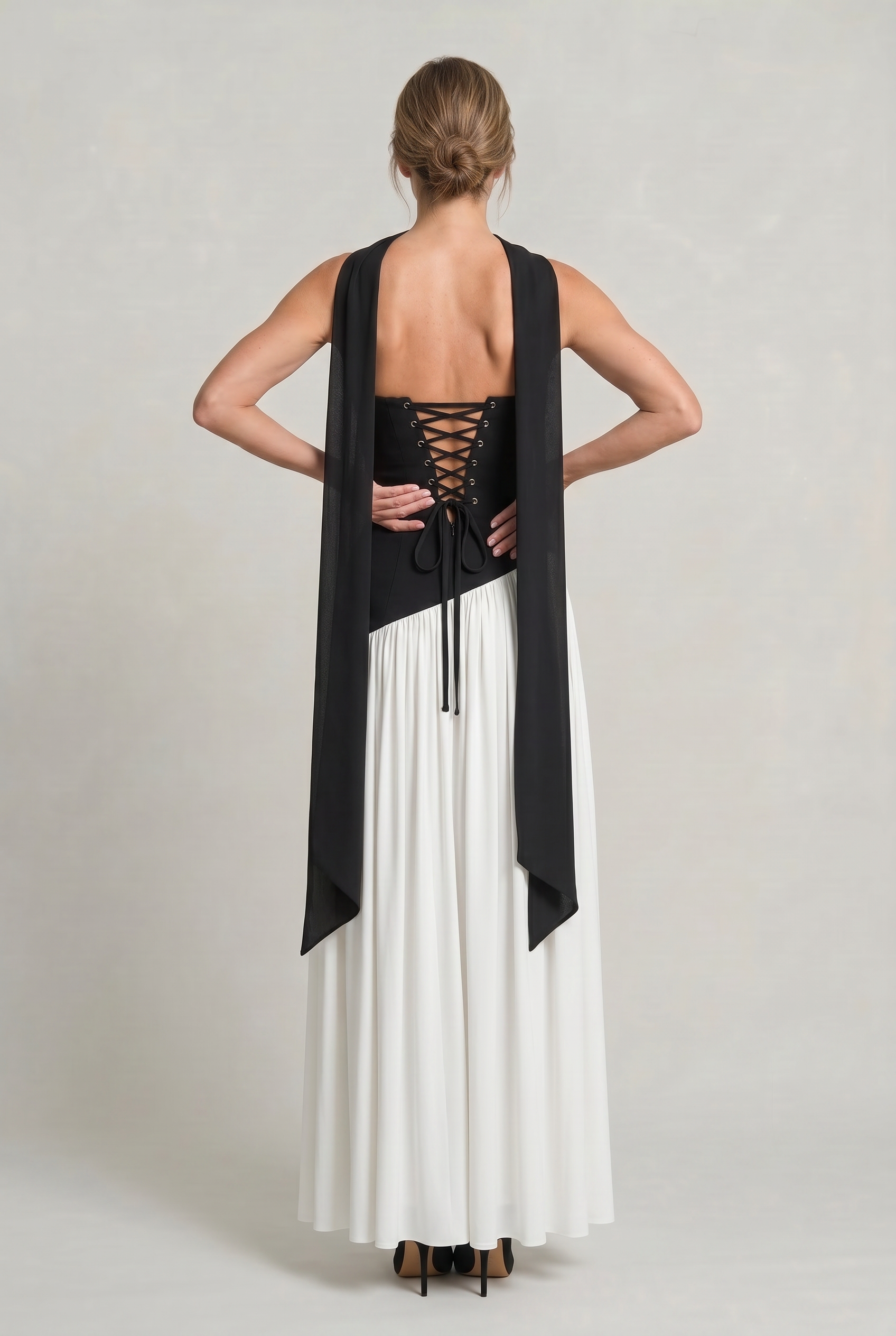 Women's Elegant Strapless Maxi Dress