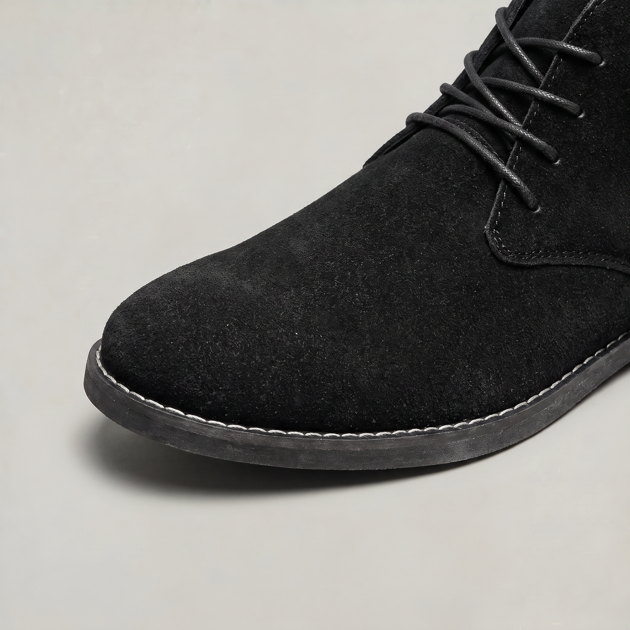 Men's Suede Chukka Boots – Lace-Up Desert Ankle Boots