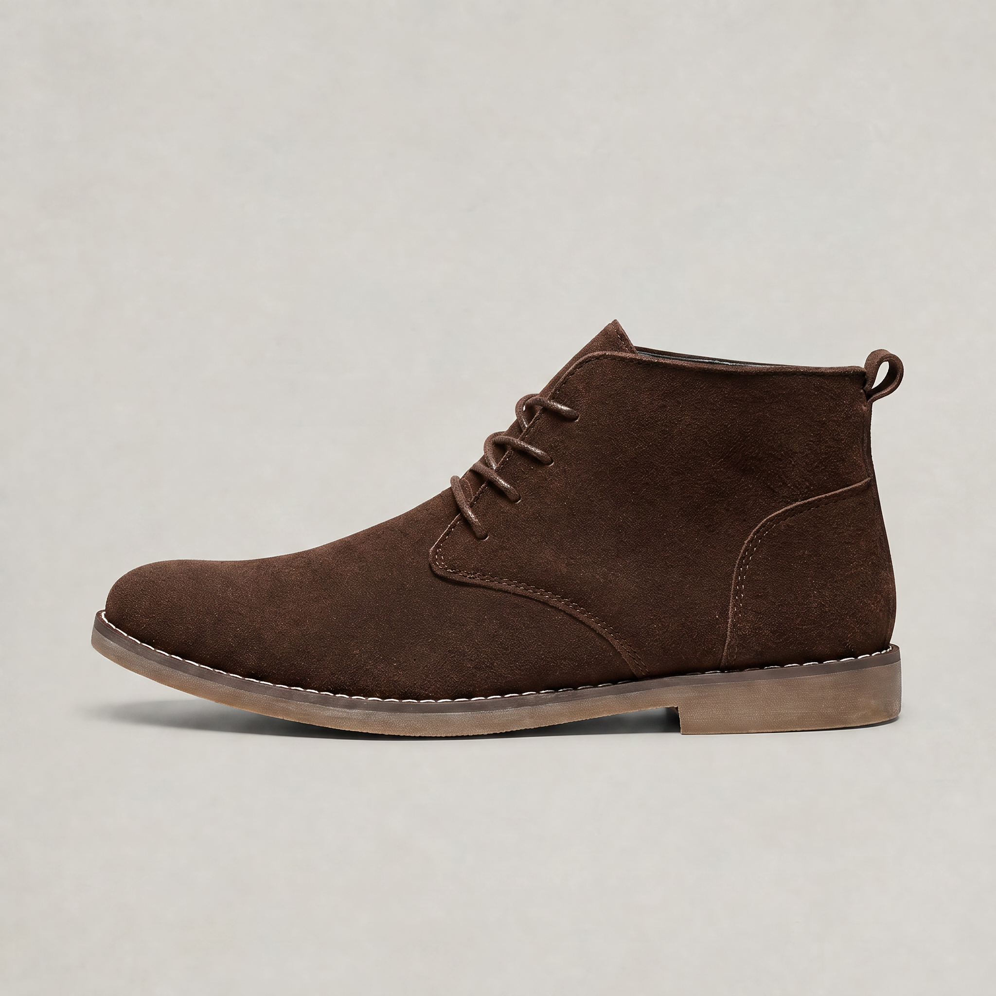 Men's Suede Chukka Boots – Lace-Up Desert Ankle Boots