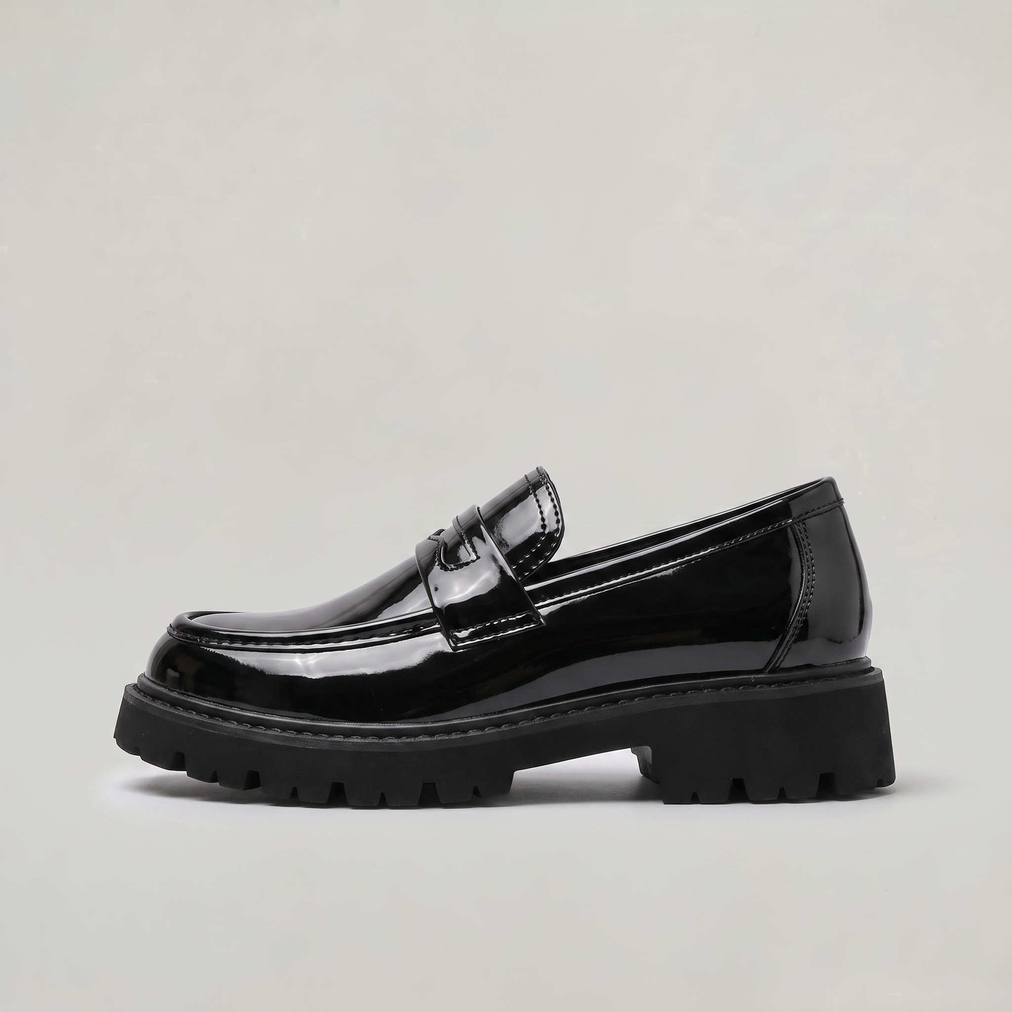 Men's Chunky Loafers - Lug Sole Penny Loafer Slip On