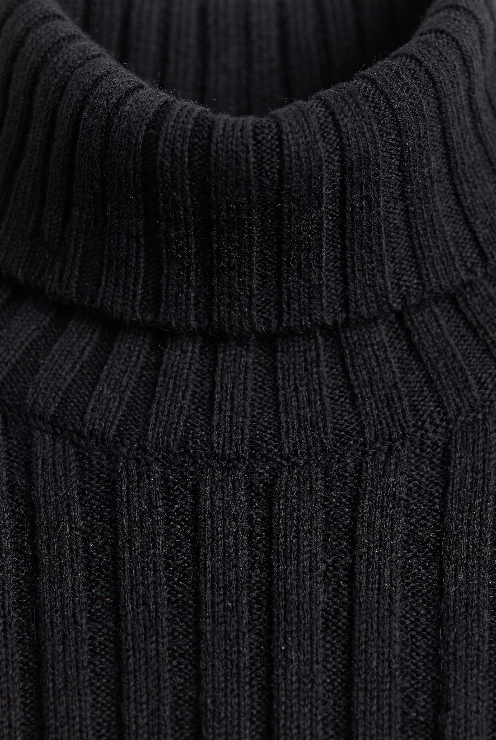 Women’s Knitted Midi Dress Long Sleeve Polo Collar Ribbed