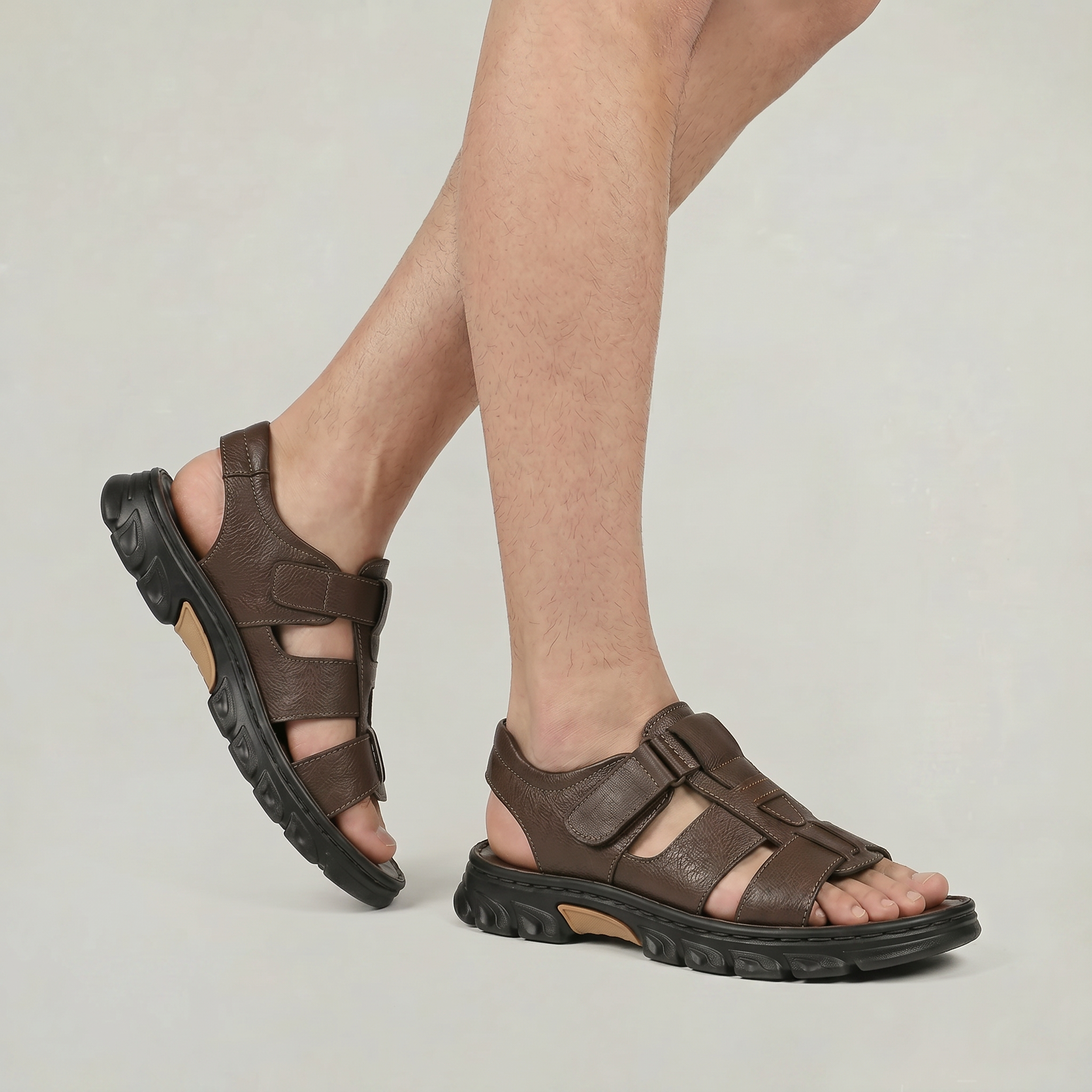Birchbourne - Men’s Open Toe Strap Sandals