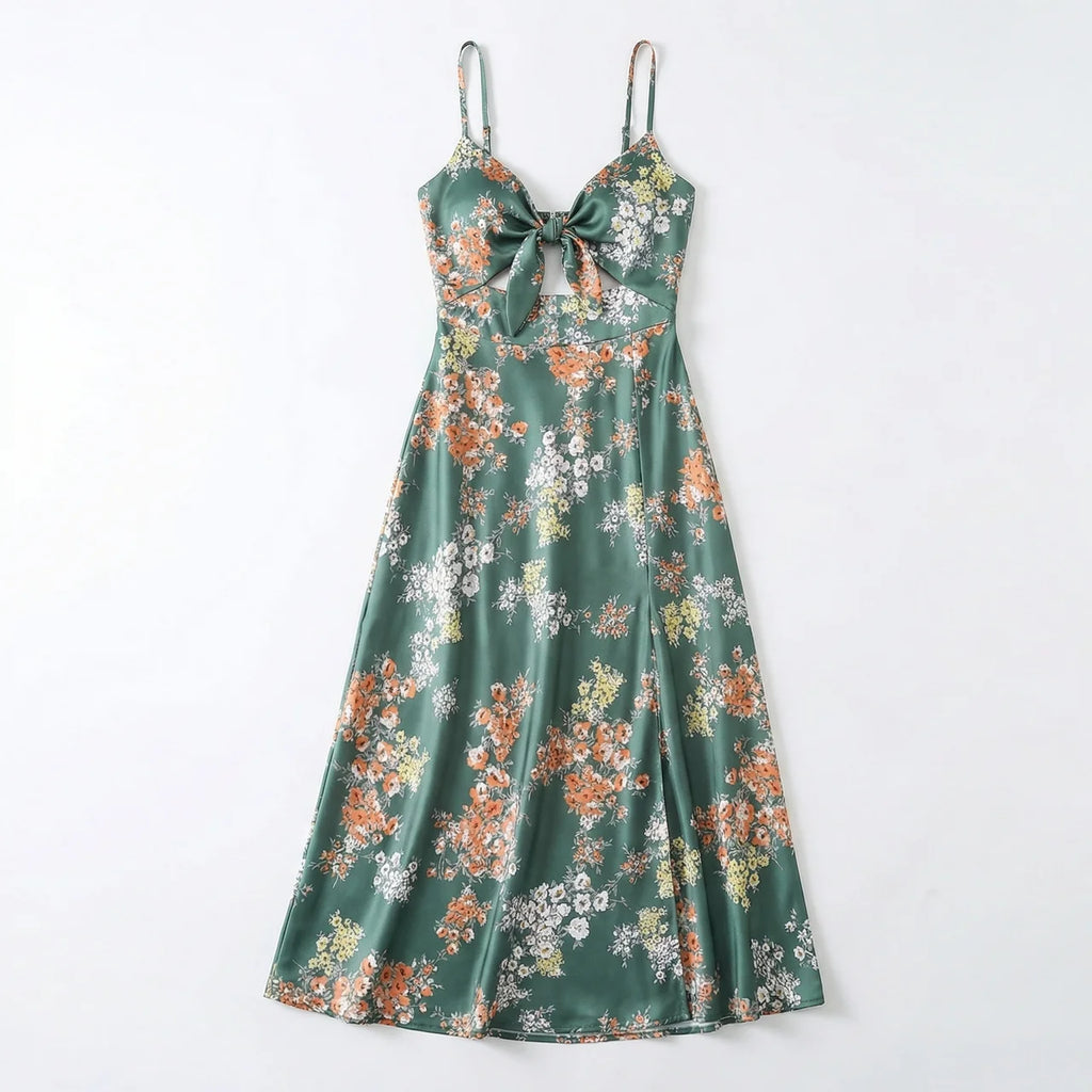 Women's Floral Printed Summer Maxi Dress