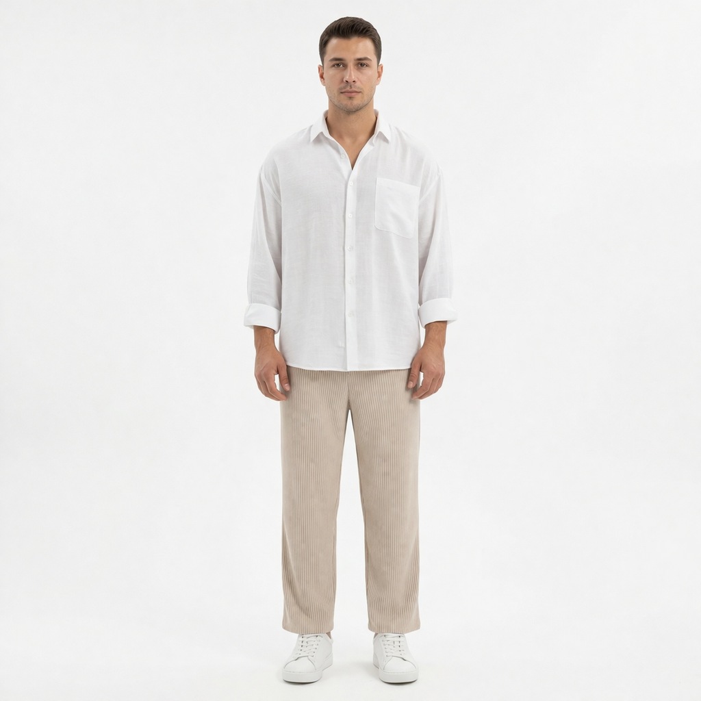Men's Wide Leg Summer Pants