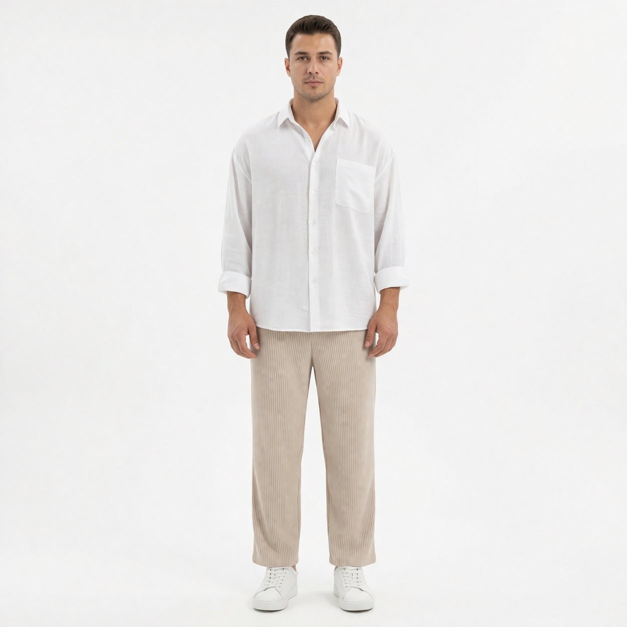 Men's Wide Leg Summer Pants