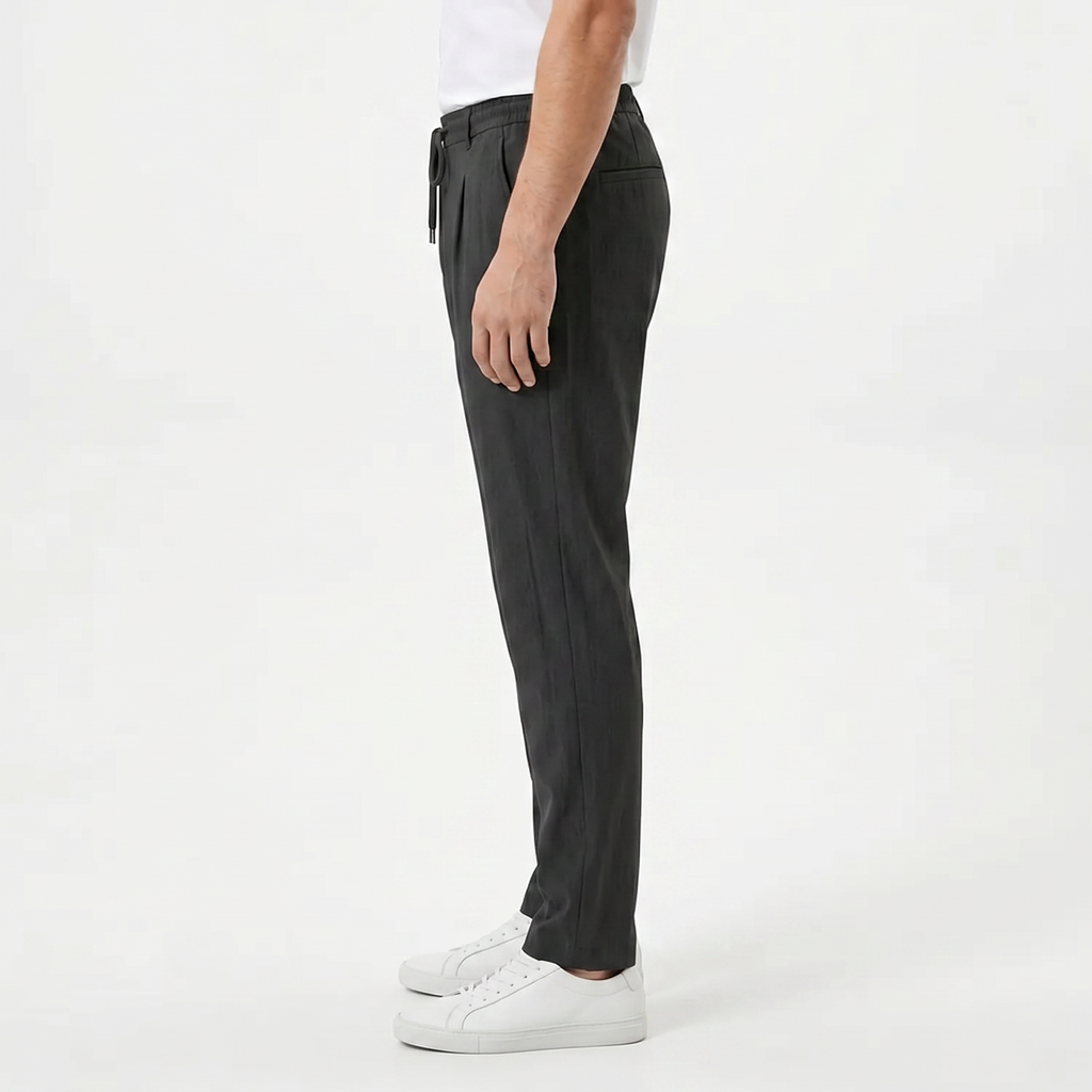 Birchbourne - Men’s Summer Drawstring Waist Straight Leg Pants