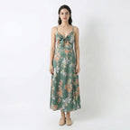 Women's Floral Printed Summer Maxi Dress