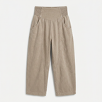 Women's Cotton Linen Wide Leg Trousers