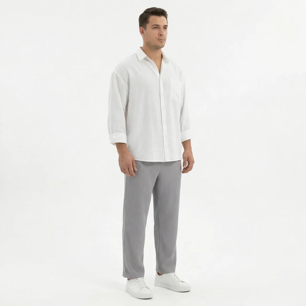 Men's Wide Leg Summer Pants