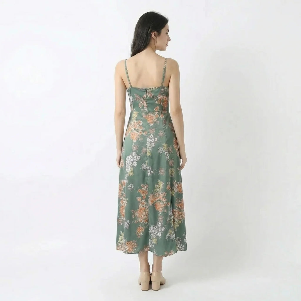 Women's Floral Printed Summer Maxi Dress
