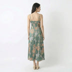 Women's Floral Printed Summer Maxi Dress