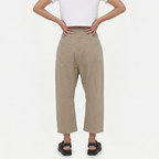 Women's Cotton Linen Wide Leg Trousers
