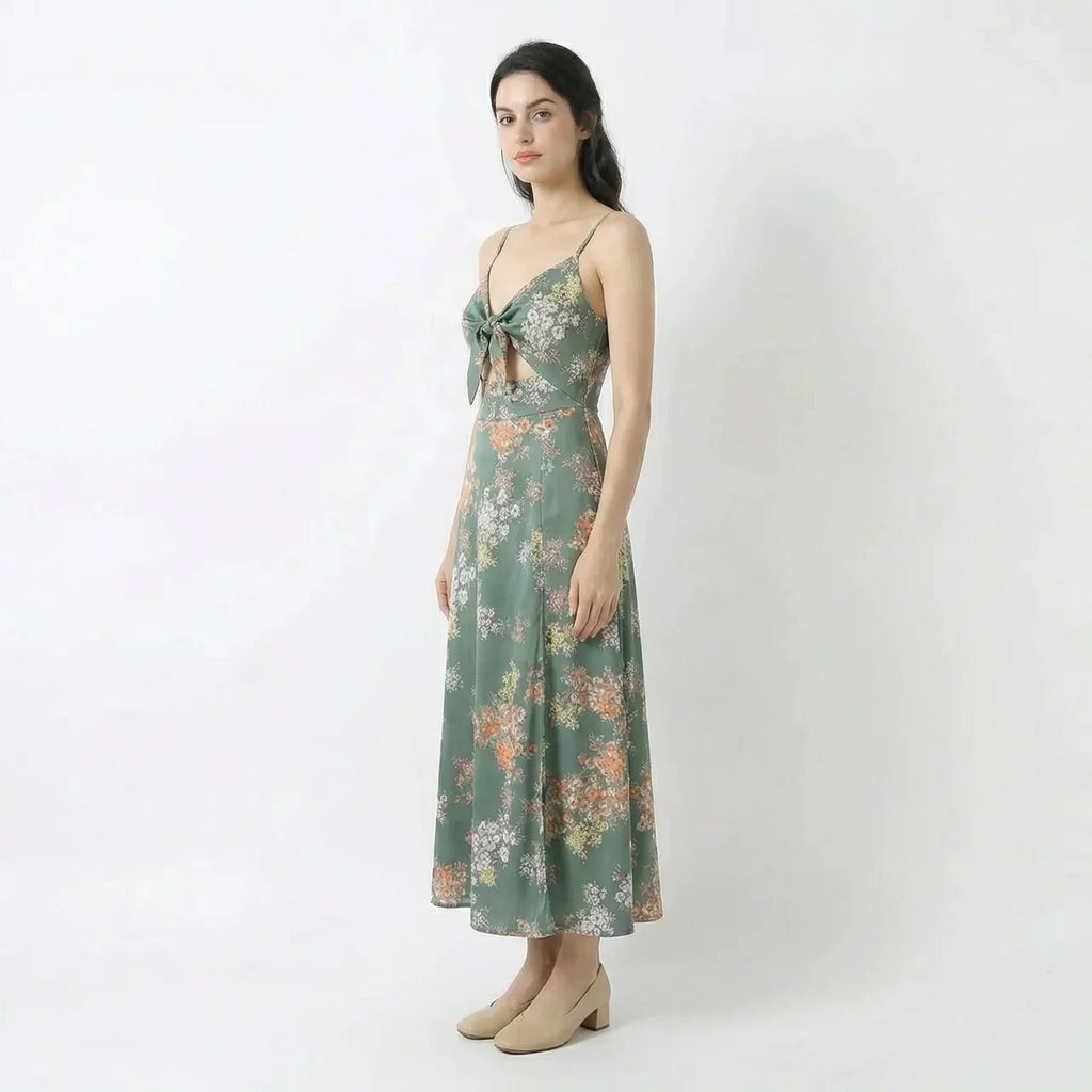 Women's Floral Printed Summer Maxi Dress