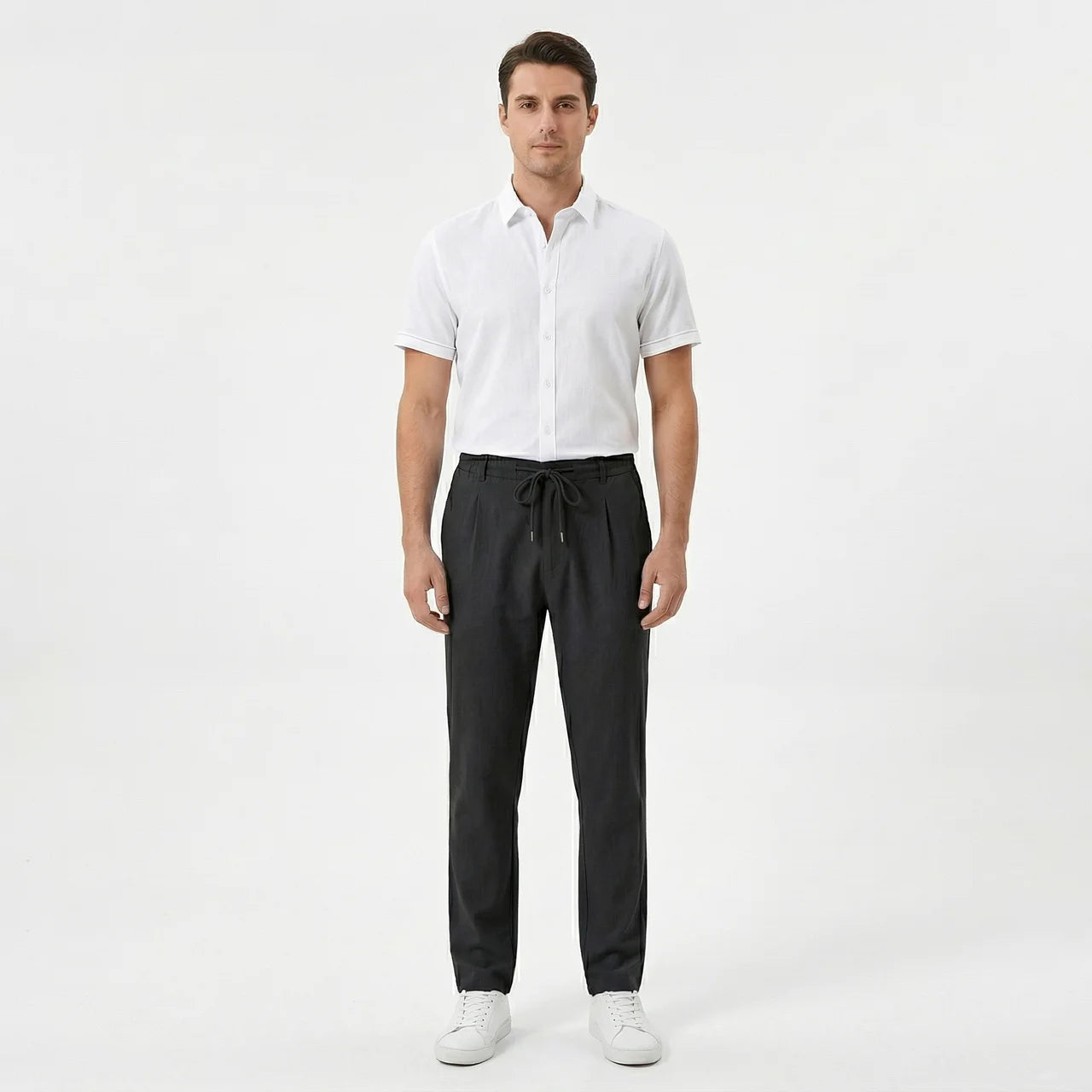 Birchbourne - Men’s Drawstring Waist Straight Leg Pants