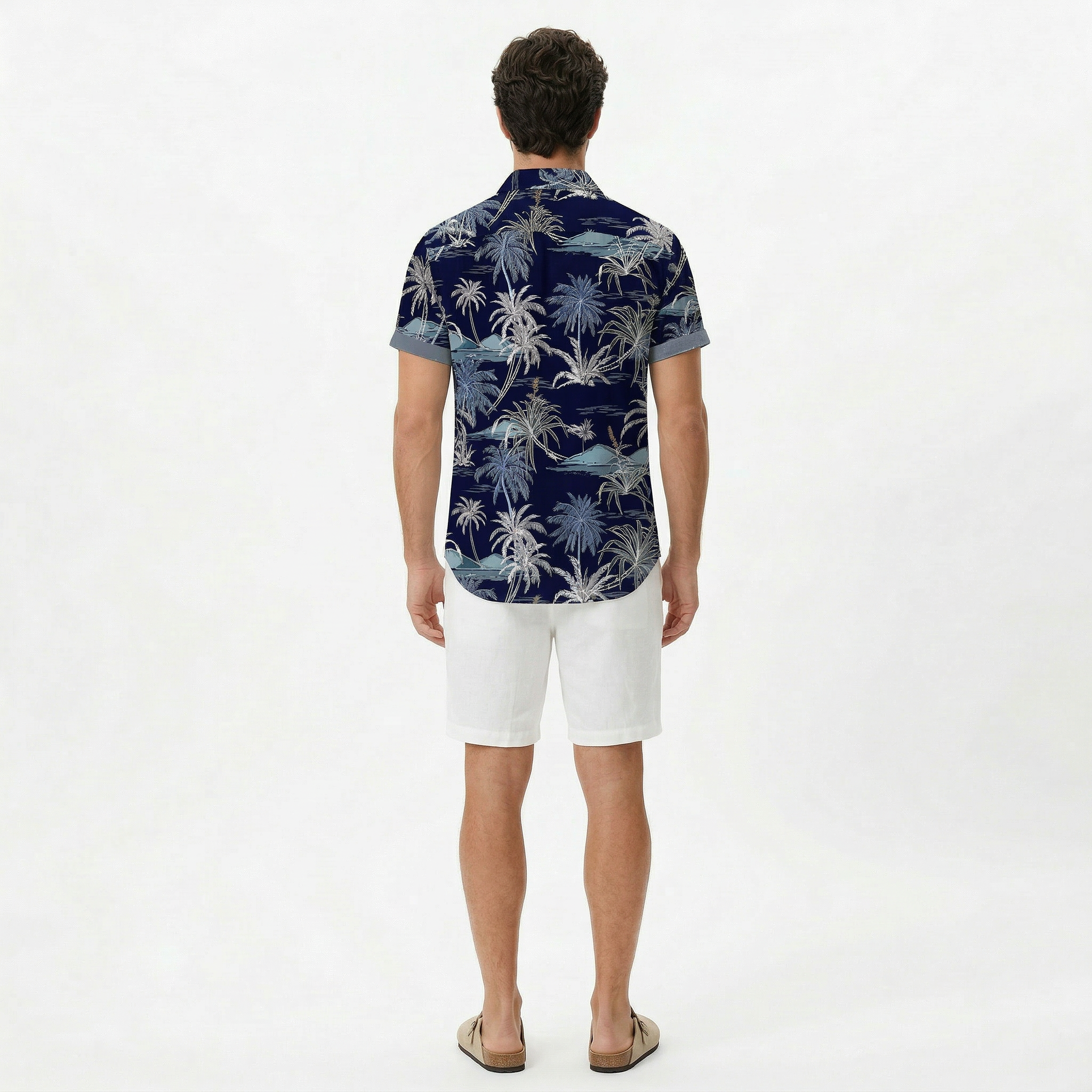 Men's Printed Floral Summer Shirt