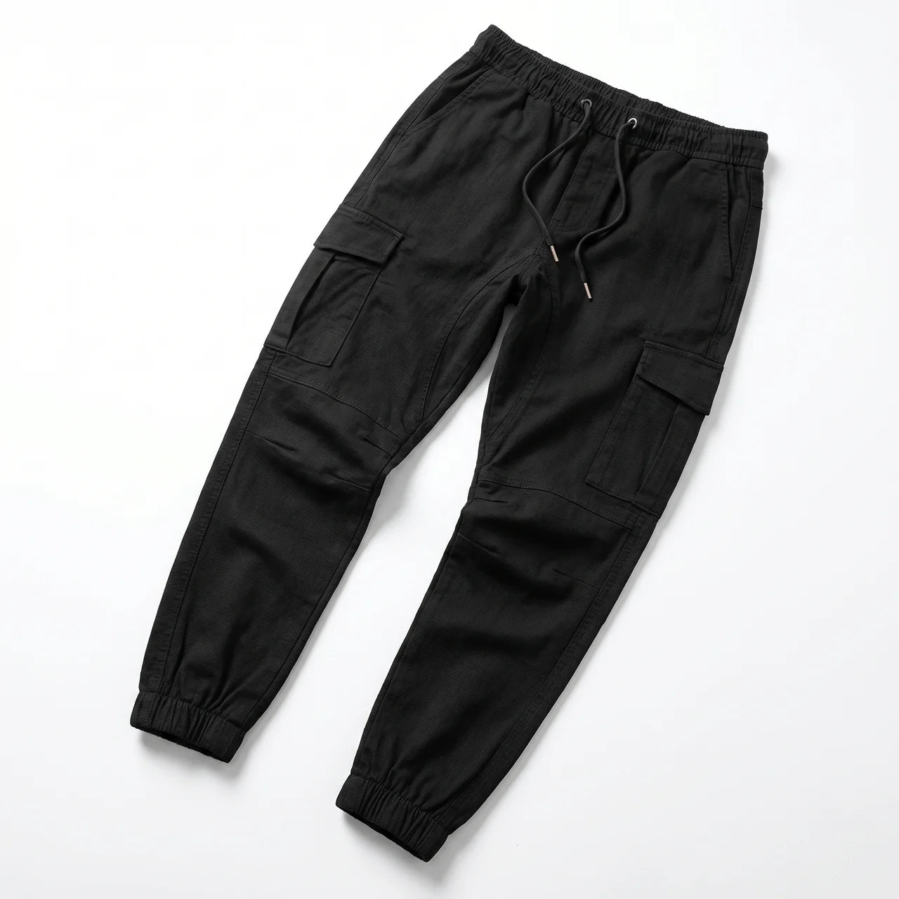 Men's Slim Fit Cotton Cargo Trousers