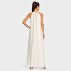 Women's Halter Neck Sleeveless Summer Maxi Dress
