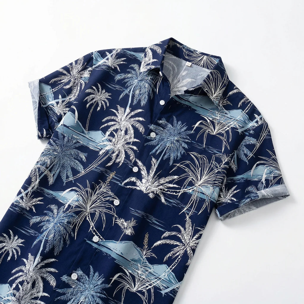 Men's Printed Floral Summer Shirt