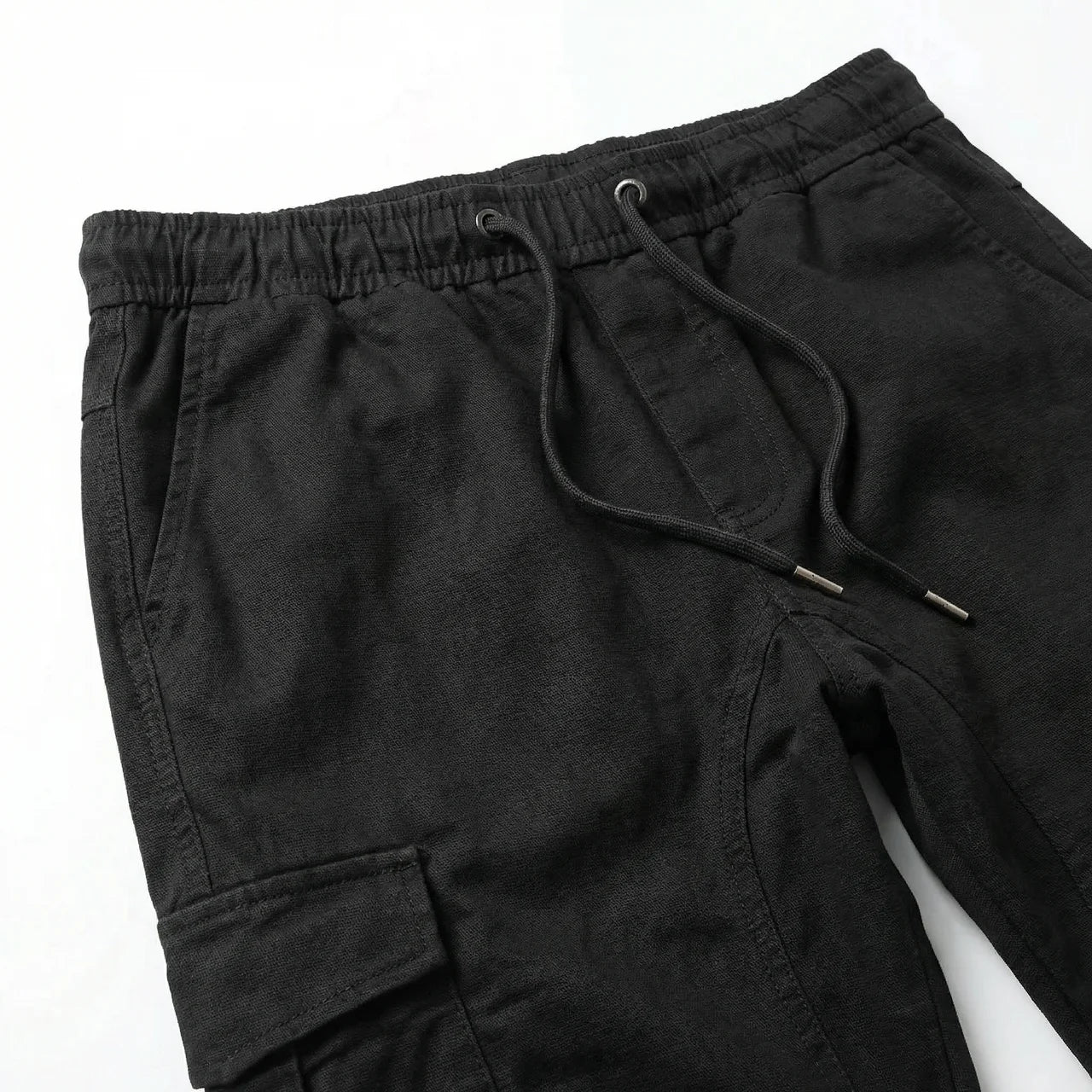 Men's Slim Fit Cotton Cargo Trousers
