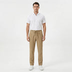 Birchbourne - Men’s Summer Drawstring Waist Straight Leg Pants