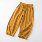 Women's Wide Leg Linen Trousers