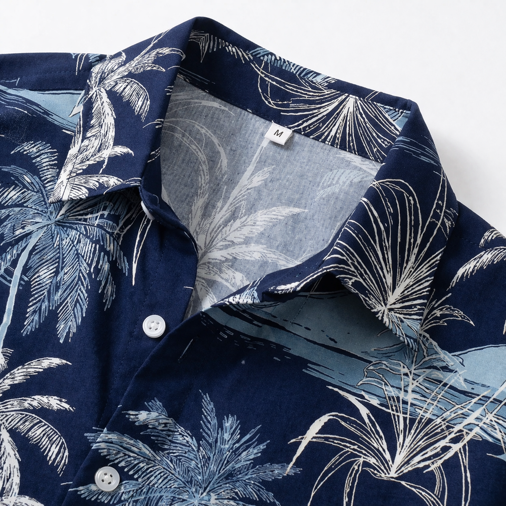 Men's Printed Floral Summer Shirt