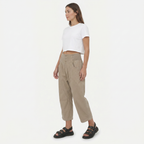 Women's Cotton Linen Wide Leg Trousers