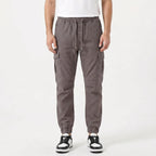 Men's Slim Fit Cotton Cargo Trousers