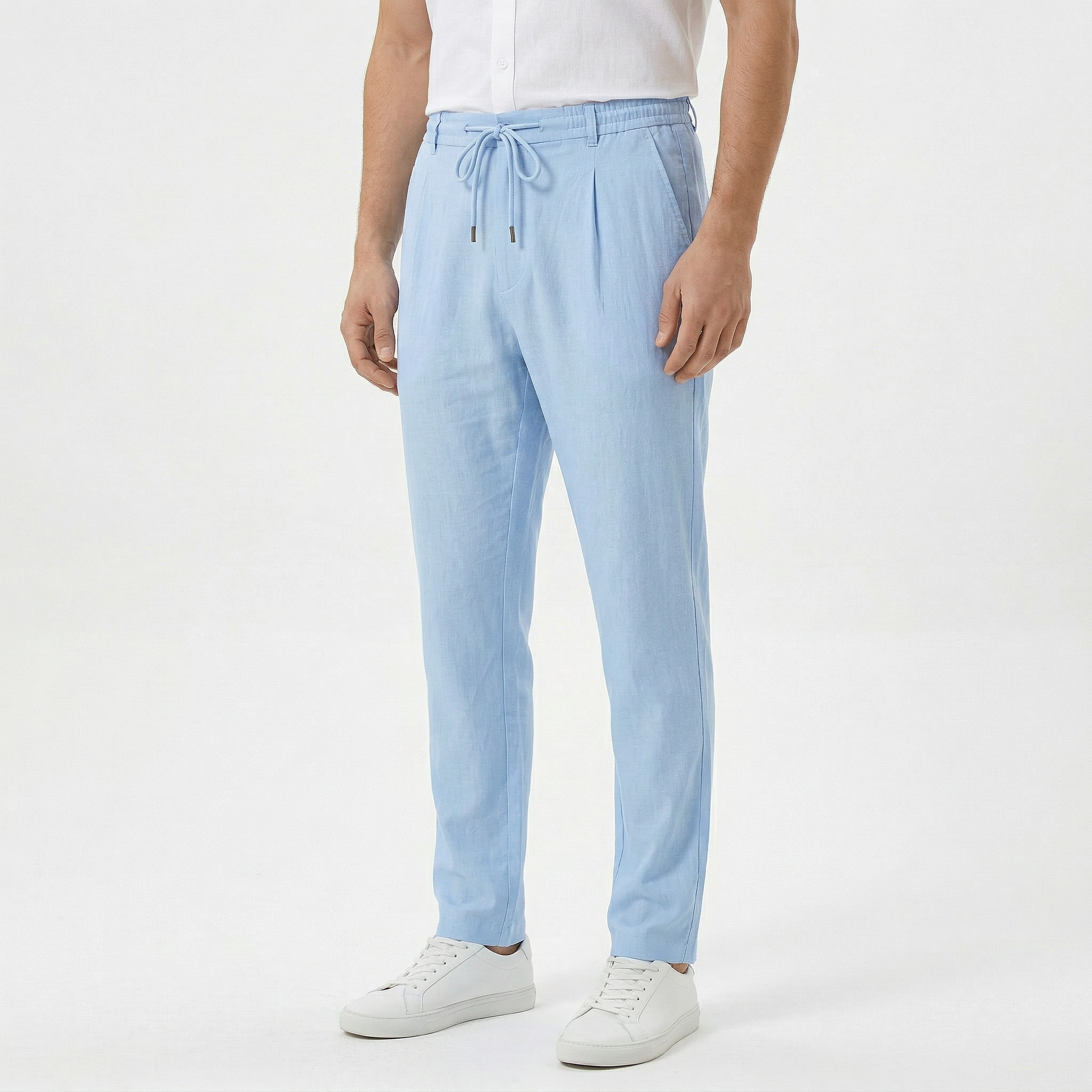 Birchbourne - Men’s Drawstring Waist Straight Leg Pants