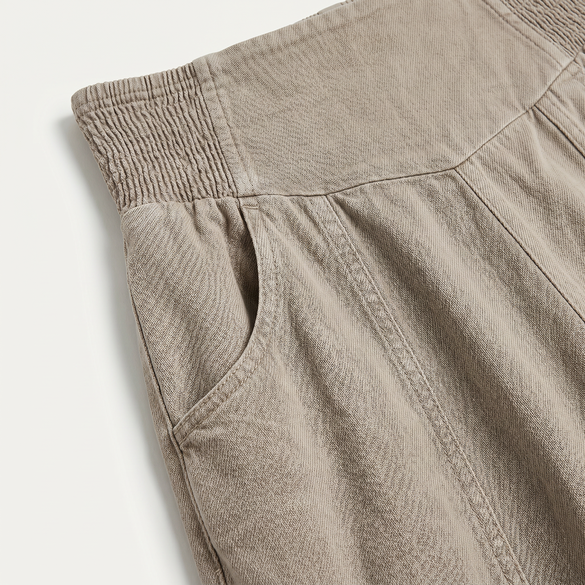 Women's Cotton Linen Wide Leg Trousers