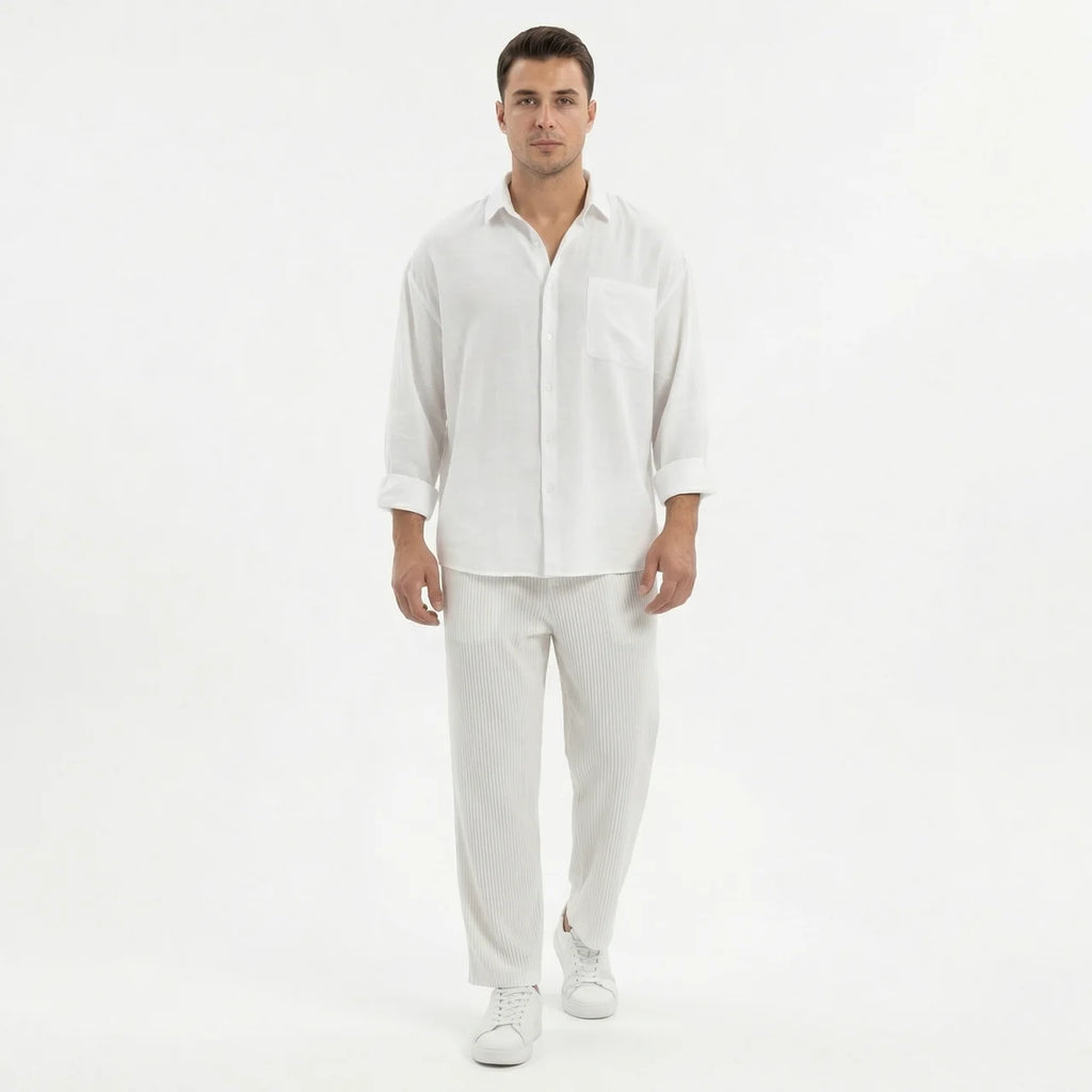 Men's Wide Leg Summer Pants