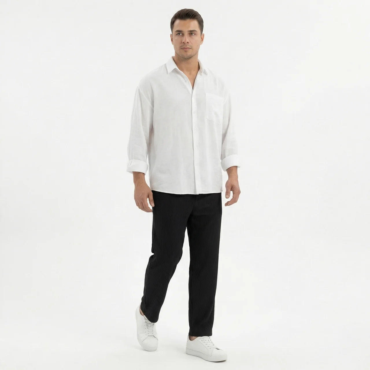 Men's Wide Leg Summer Pants