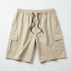 Birchbourne - Men’s Elastic Waist Drawstring Cargo Shorts