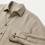 Men's Long Sleeve Cotton Button Down Shirt
