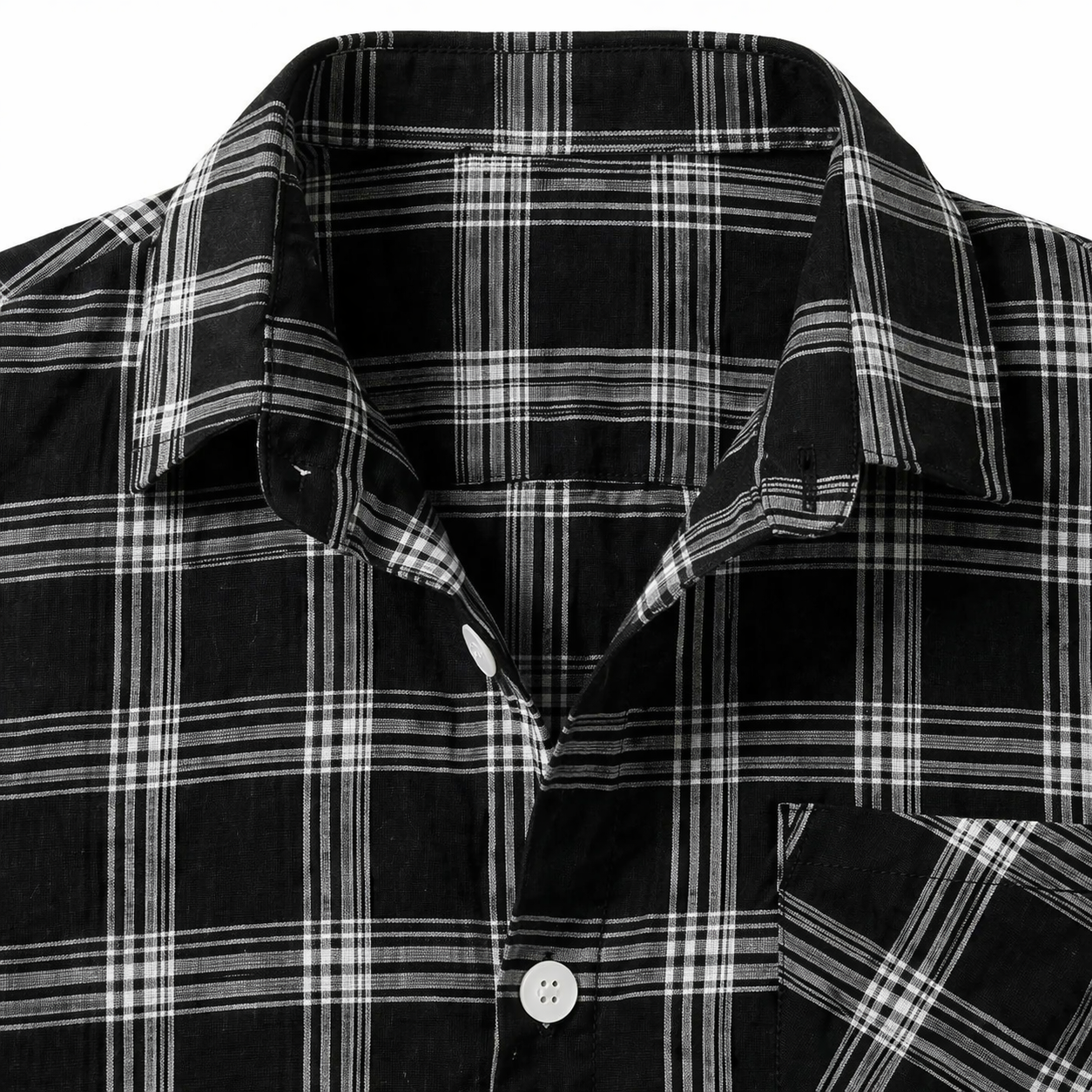 Birchbourne - Men’s Button Front Plaid Shirt