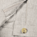 Men's Linen Cargo Trousers Relaxed Fit