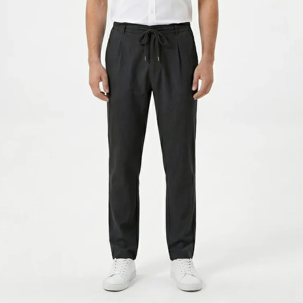 Birchbourne - Men’s Summer Drawstring Waist Straight Leg Pants