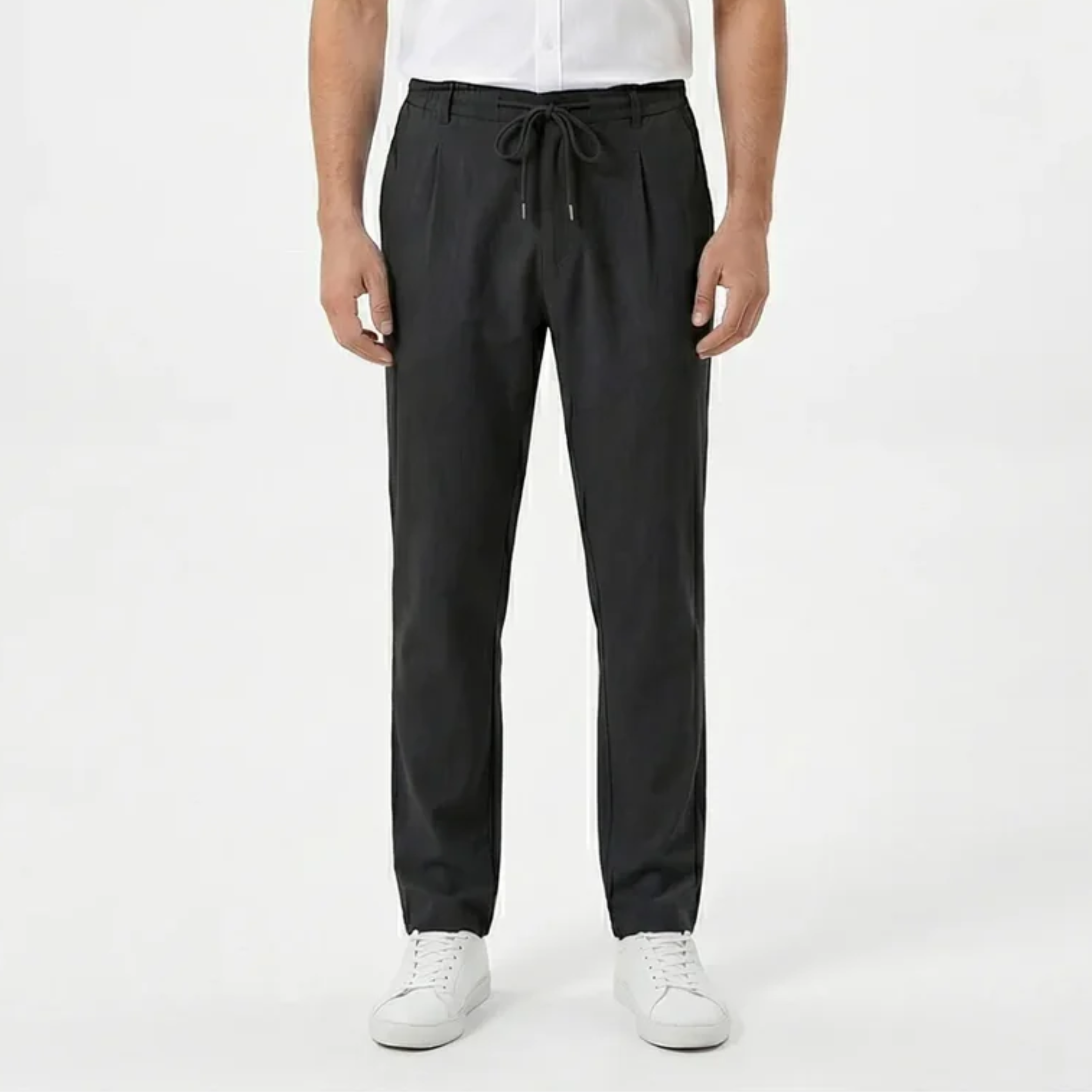 Birchbourne - Men’s Summer Drawstring Waist Straight Leg Pants