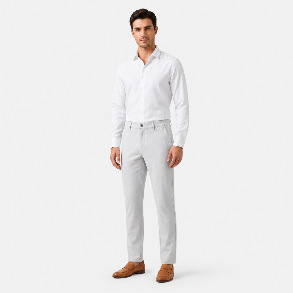 Men's Slim Fit Stretch Chino Trousers