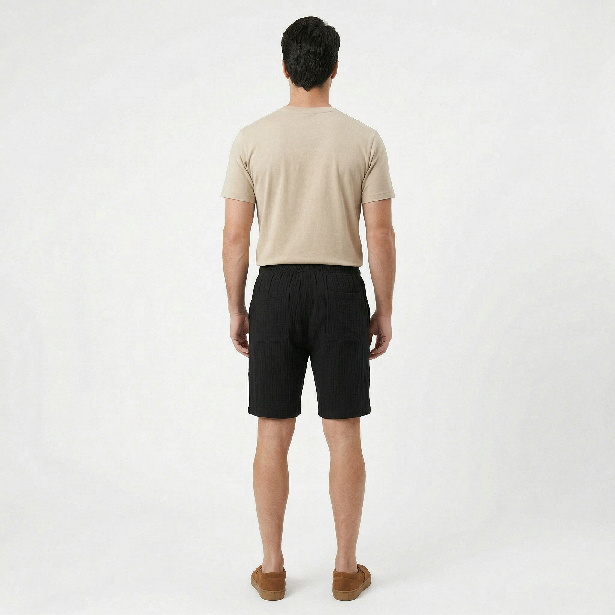 Birchbourne - Men’s Elastic Waist Drawstring Shorts