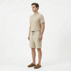 Birchbourne - Men’s Elastic Waist Drawstring Cargo Shorts