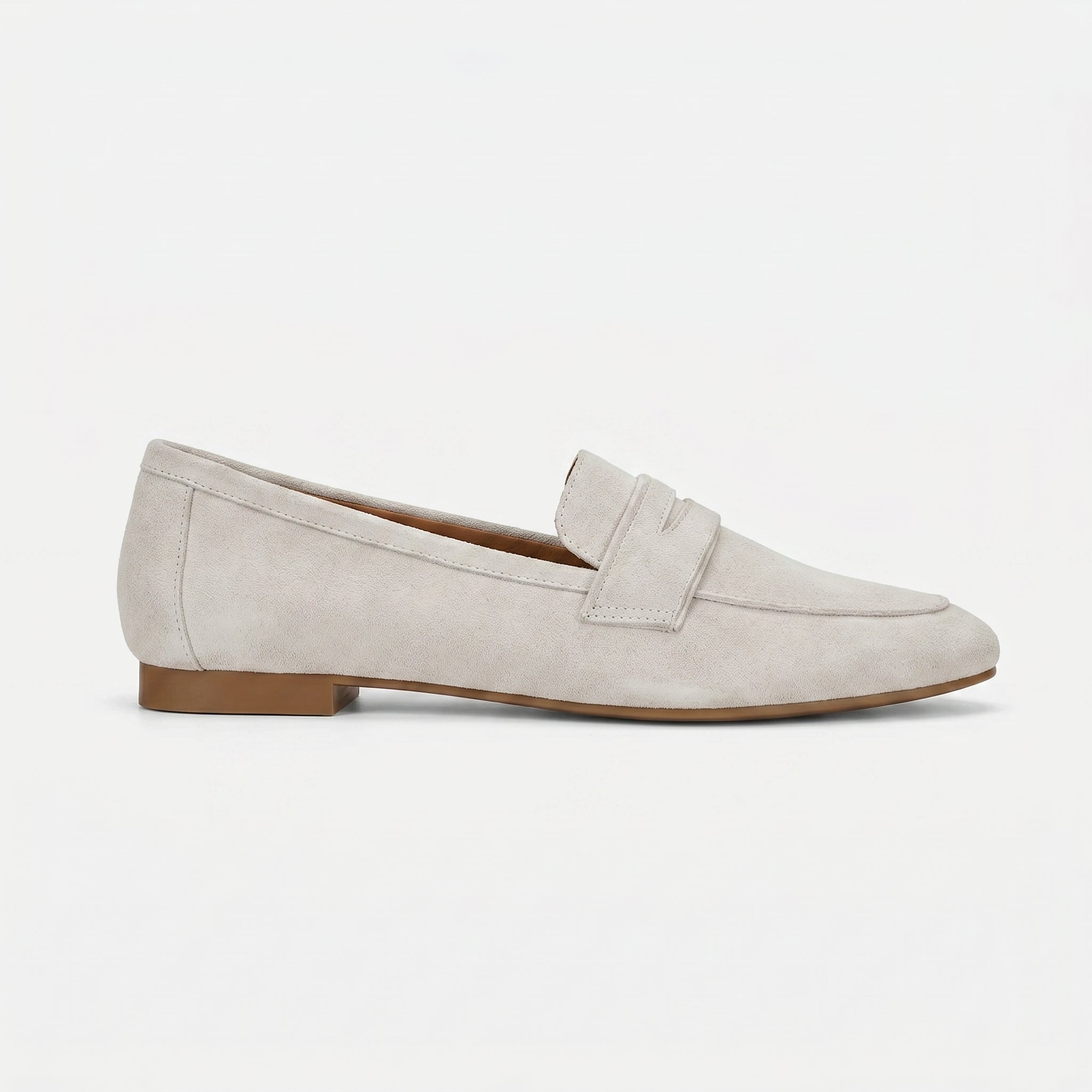 Women's Suede Slip-On Penny Loafers