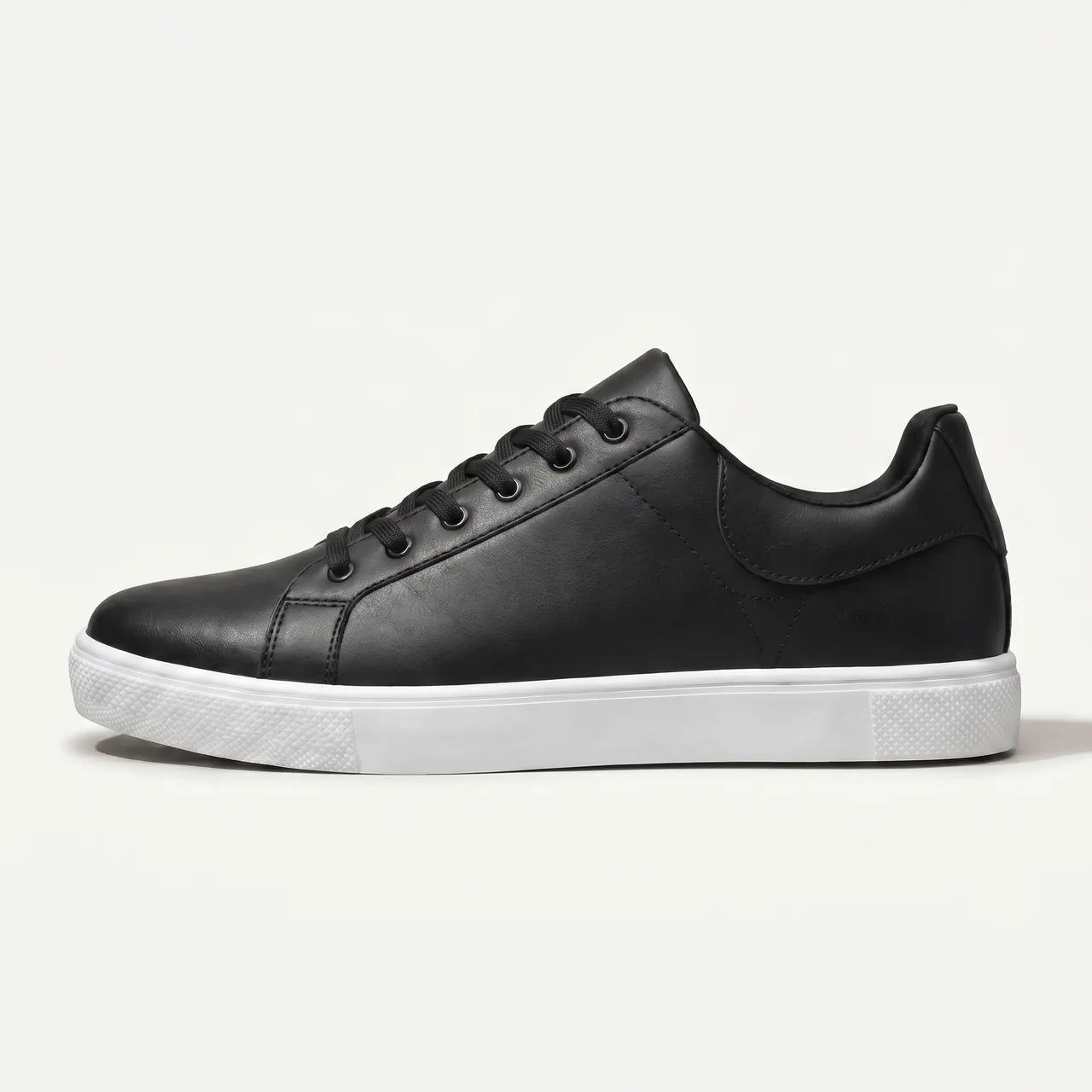 Men's Leather Lace Up Low Top Sneakers