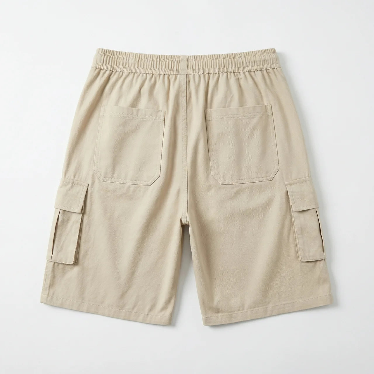 Birchbourne - Men’s Elastic Waist Drawstring Cargo Shorts