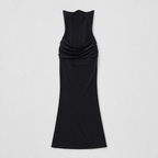 Women's Corset Strapless Maxi Dress