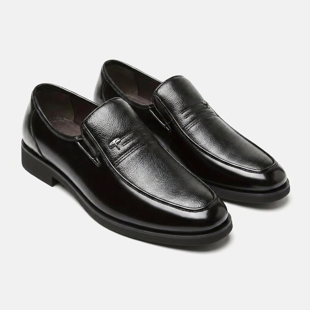 Men's Leather Slip-On Business Loafers